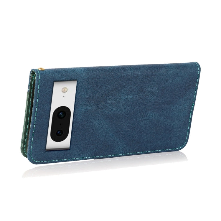 Dual-color Stitching Leather Phone Case