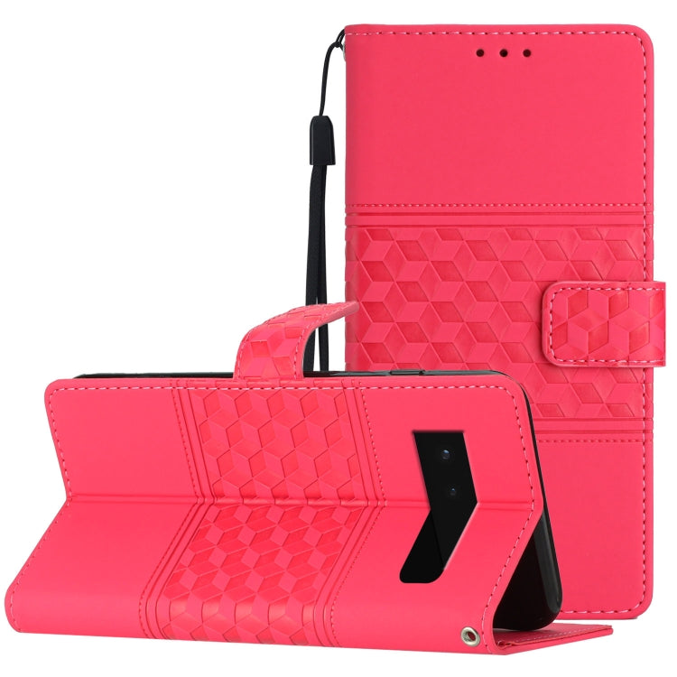 Diamond Embossed Skin Feel Leather Phone Case with Lanyard, For Google Pixel 7a, For Google Pixel 6, For Google Pixel 6 Pro, For Google Pixel 6a