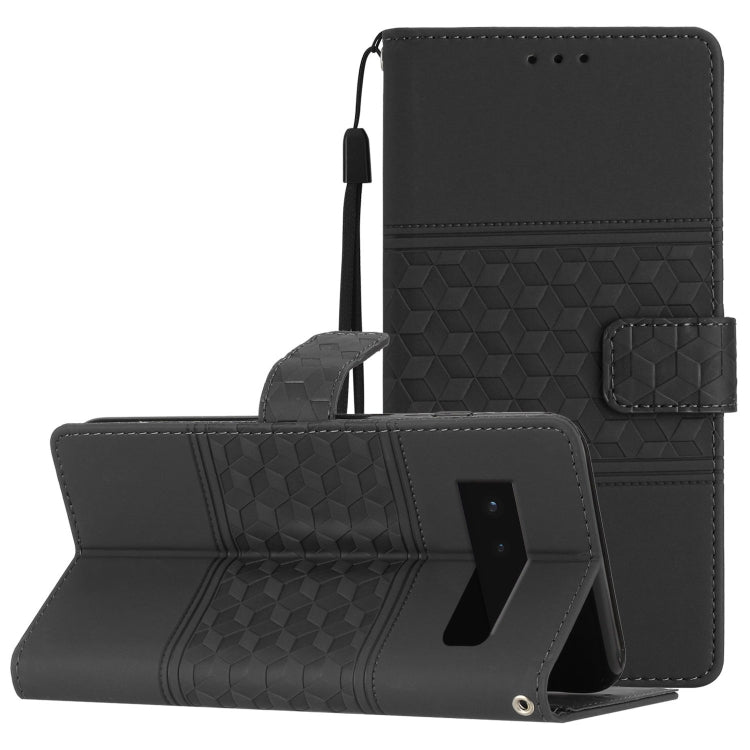 Diamond Embossed Skin Feel Leather Phone Case with Lanyard, For Google Pixel 7a, For Google Pixel 6, For Google Pixel 6 Pro, For Google Pixel 6a
