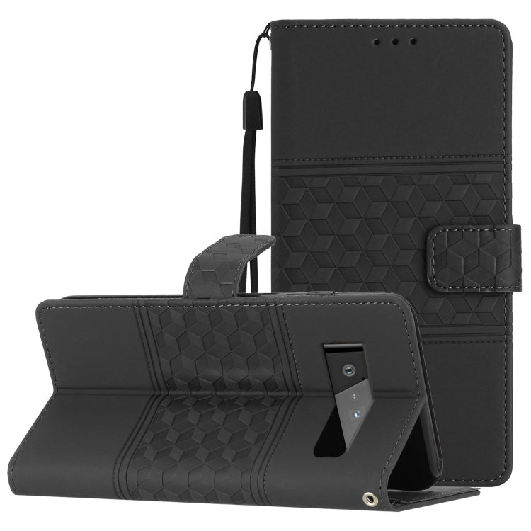 Diamond Embossed Skin Feel Leather Phone Case with Lanyard, For Google Pixel 7a, For Google Pixel 6, For Google Pixel 6 Pro, For Google Pixel 6a