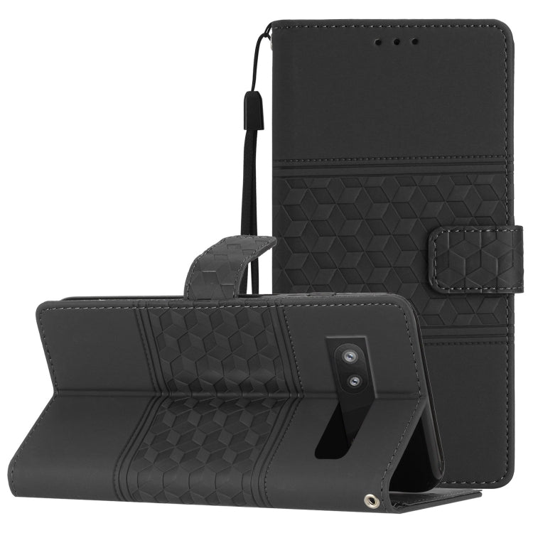Diamond Embossed Skin Feel Leather Phone Case with Lanyard, For Google Pixel 7a, For Google Pixel 6, For Google Pixel 6 Pro, For Google Pixel 6a
