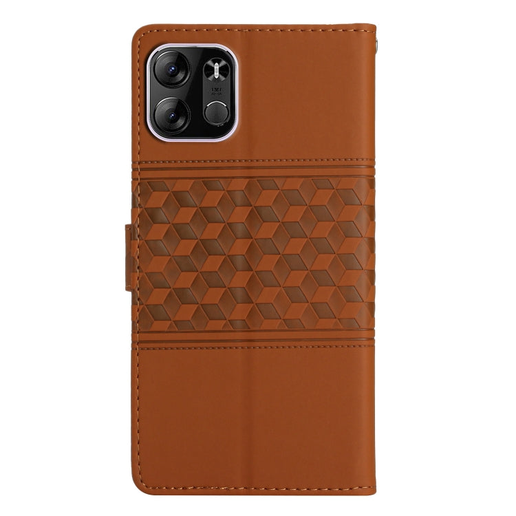 Diamond Embossed Skin Feel Leather Phone Case with Lanyard, For Tecno Pop 7 Pro, For Tecno Spark Go 2023, For Xiaomi 13, For Xiaomi 13 Pro