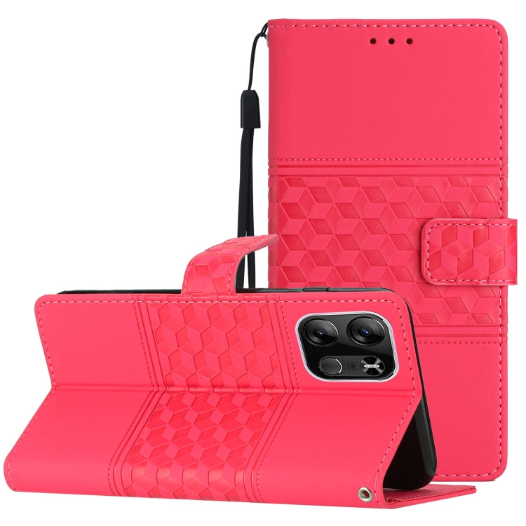 Diamond Embossed Skin Feel Leather Phone Case with Lanyard, For Tecno Pop 7 Pro, For Tecno Spark Go 2023, For Xiaomi 13, For Xiaomi 13 Pro