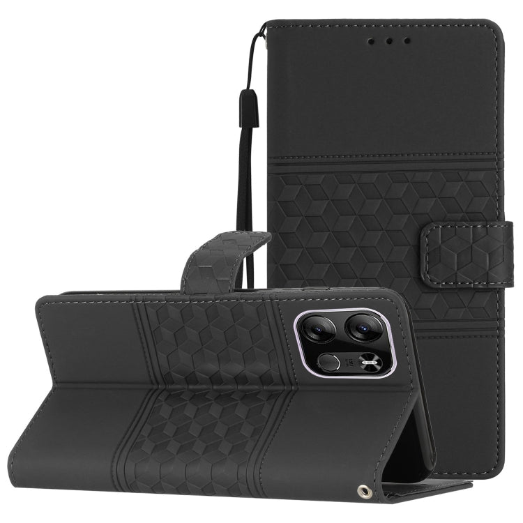 Diamond Embossed Skin Feel Leather Phone Case with Lanyard, For Tecno Pop 7 Pro, For Tecno Spark Go 2023, For Xiaomi 13, For Xiaomi 13 Pro