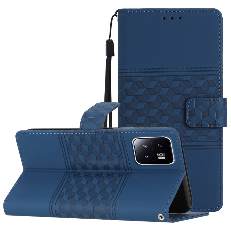 Diamond Embossed Skin Feel Leather Phone Case with Lanyard, For Tecno Pop 7 Pro, For Tecno Spark Go 2023, For Xiaomi 13, For Xiaomi 13 Pro