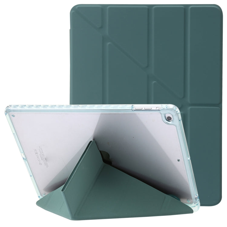 Clear Acrylic Deformation Leather Tablet Case, For iPad Pro 11 2022 / 2021 / 2020, For iPad Air / Air 2 / 9.7 2018 / 2017