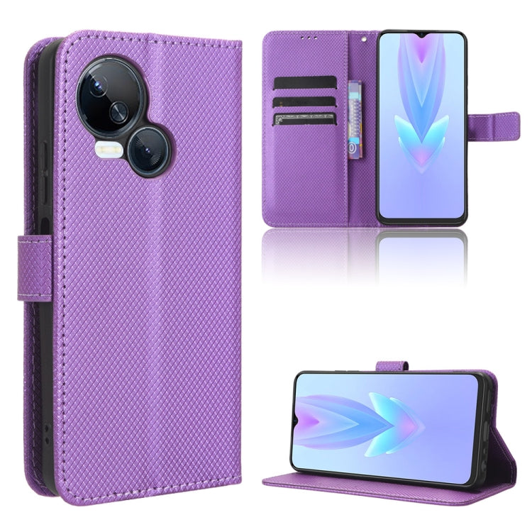 Diamond Texture Leather Phone Case