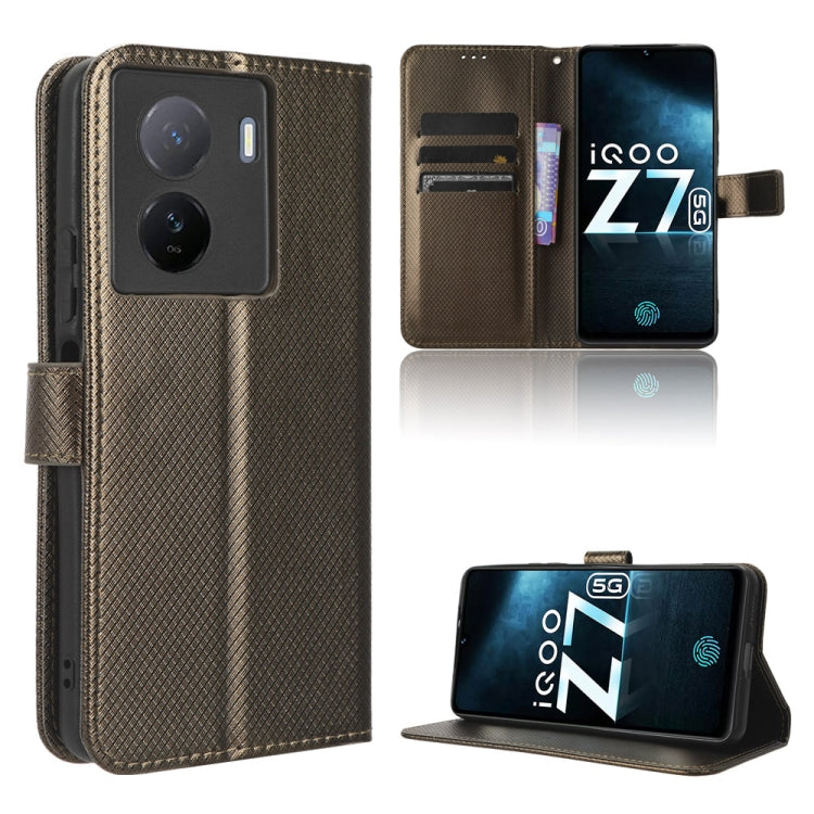 Diamond Texture Leather Phone Case