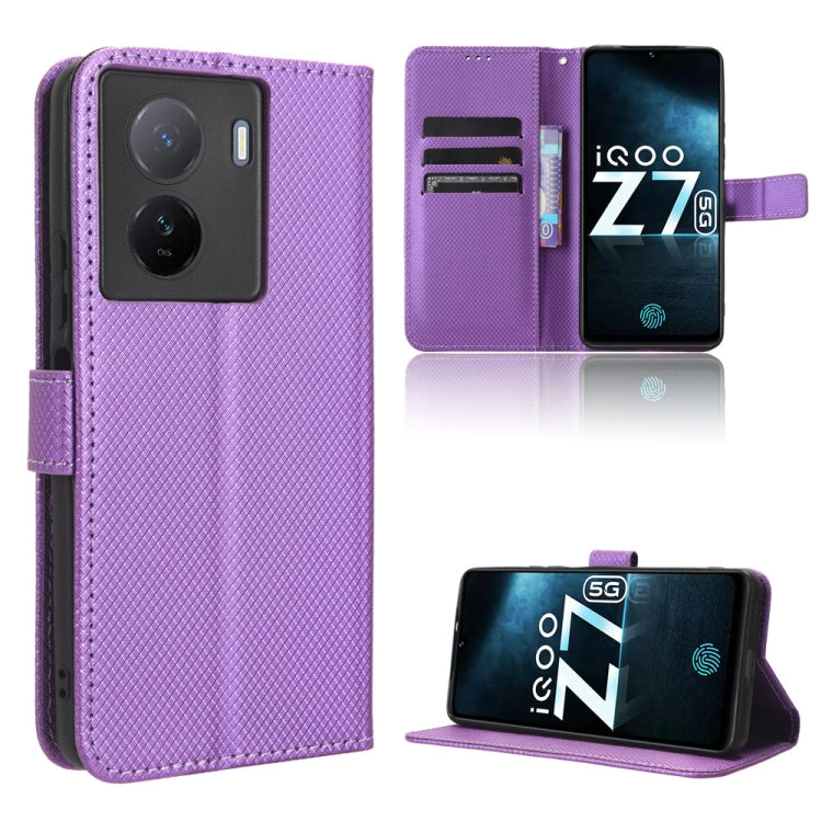 Diamond Texture Leather Phone Case