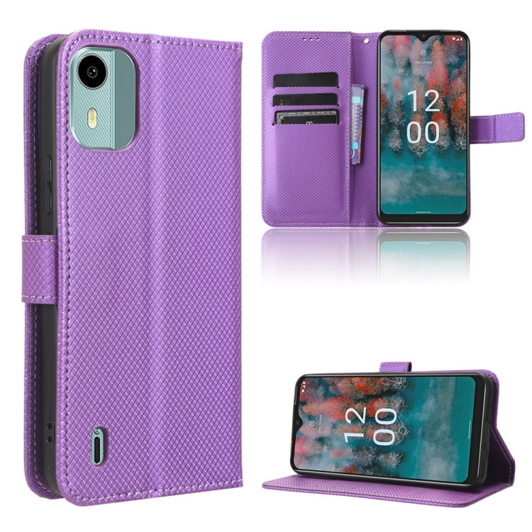 Diamond Texture Leather Phone Case