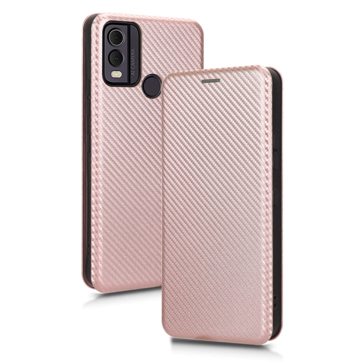 Carbon Fiber Texture Flip Leather Phone Case