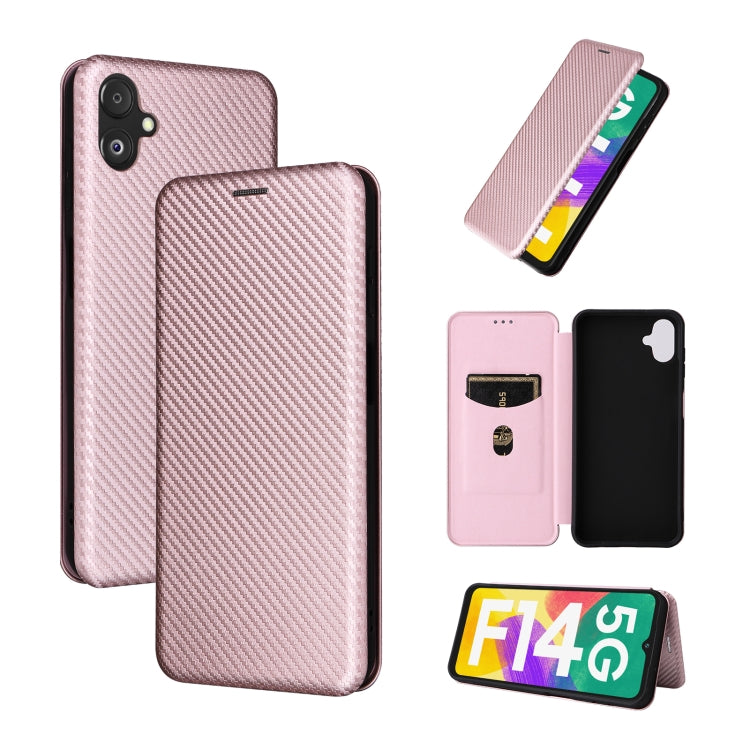 Carbon Fiber Texture Flip Leather Phone Case