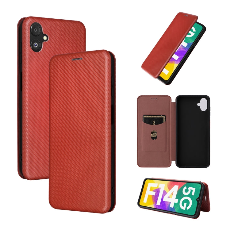 Carbon Fiber Texture Flip Leather Phone Case