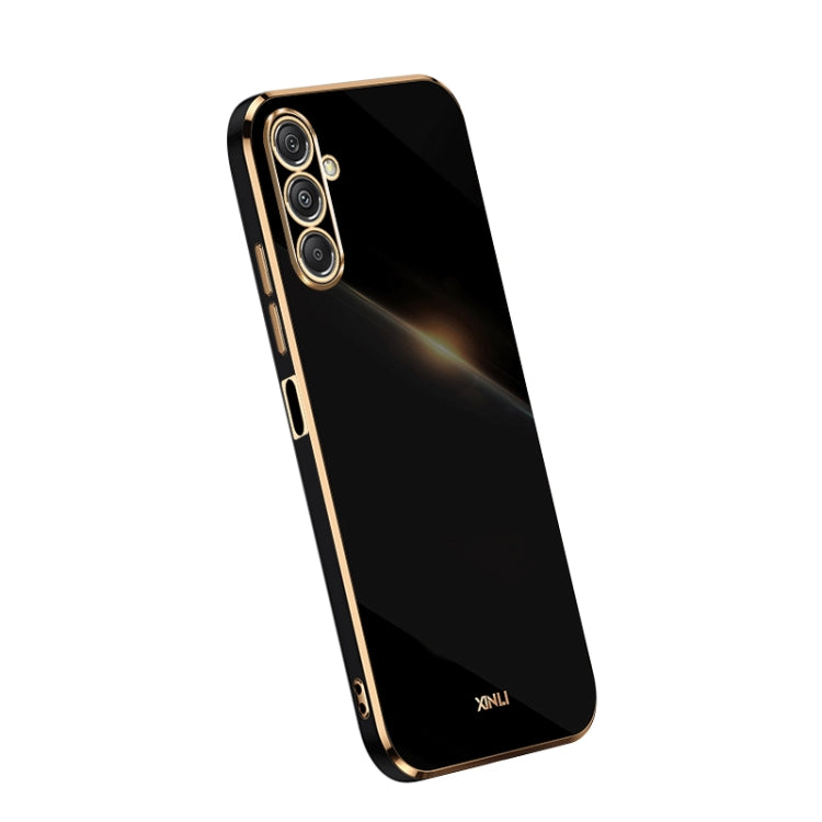 XINLI Straight Edge 6D Electroplate TPU Phone Case