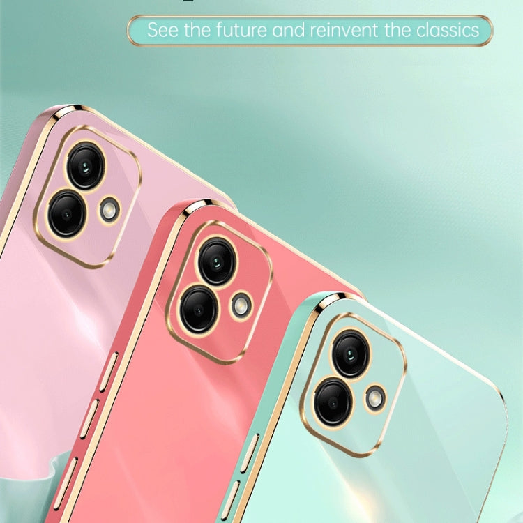 XINLI Straight Edge 6D Electroplate TPU Phone Case