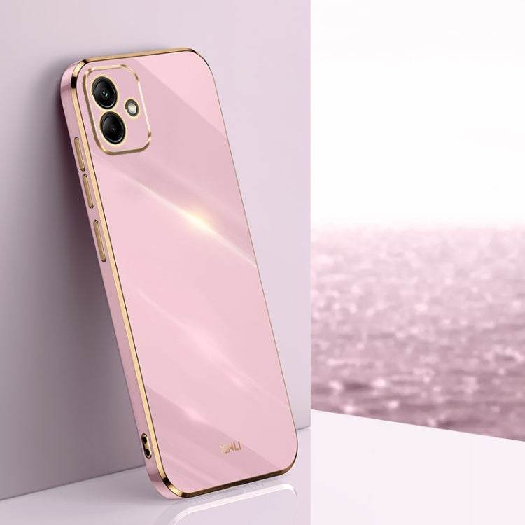 XINLI Straight Edge 6D Electroplate TPU Phone Case