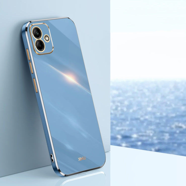 XINLI Straight Edge 6D Electroplate TPU Phone Case