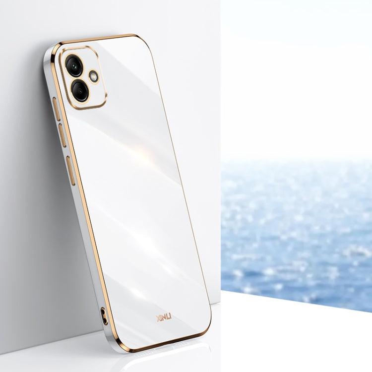 XINLI Straight Edge 6D Electroplate TPU Phone Case