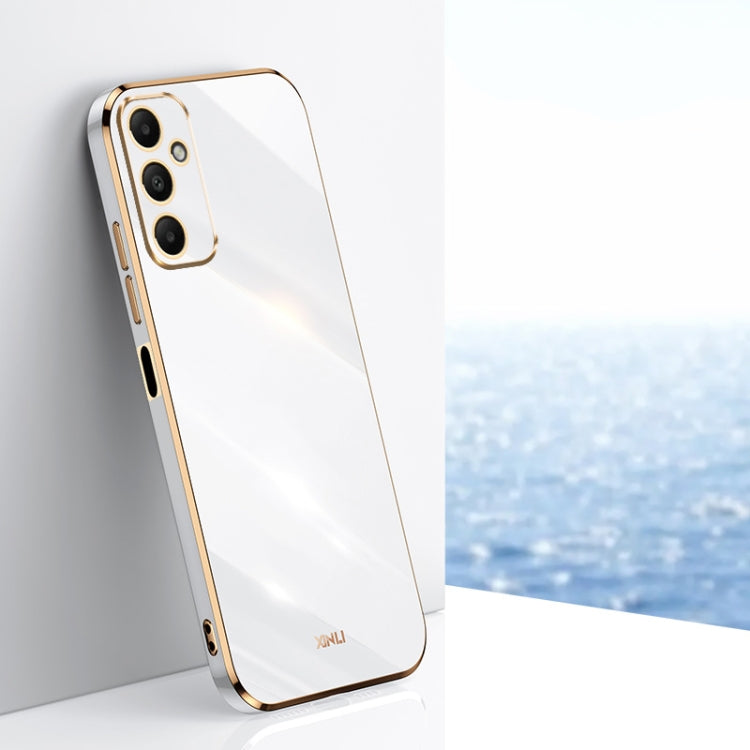 XINLI Straight Edge 6D Electroplate TPU Phone Case