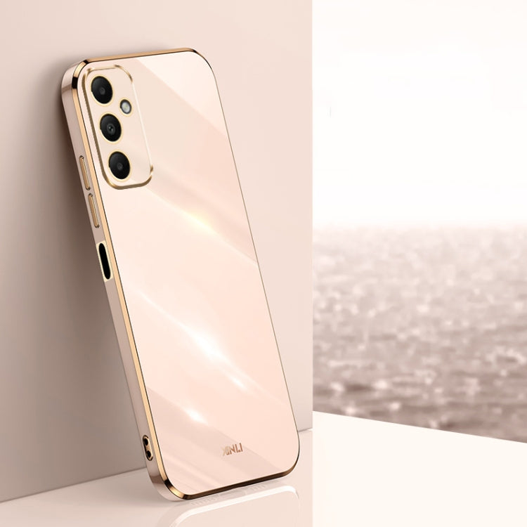 XINLI Straight Edge 6D Electroplate TPU Phone Case