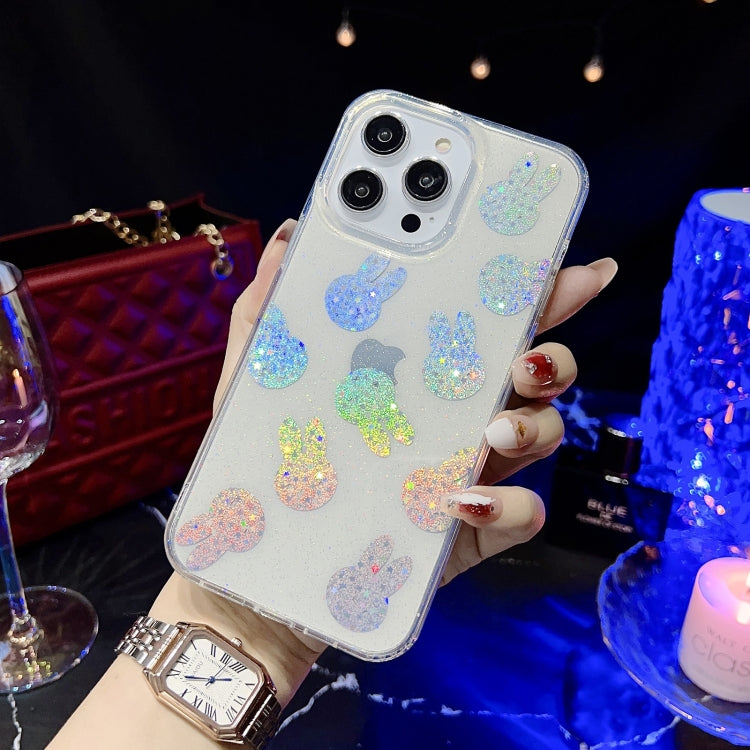 Little Star Series Glitter Powder TPU Phone Case, For iPhone 13 Pro, For iPhone 13 Pro Max