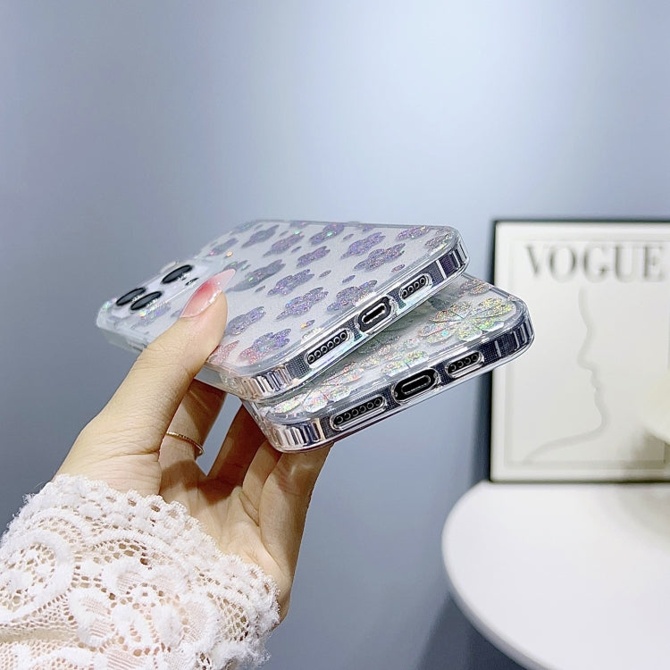 Little Star Series Glitter Powder TPU Phone Case, For iPhone 13 Pro, For iPhone 13 Pro Max