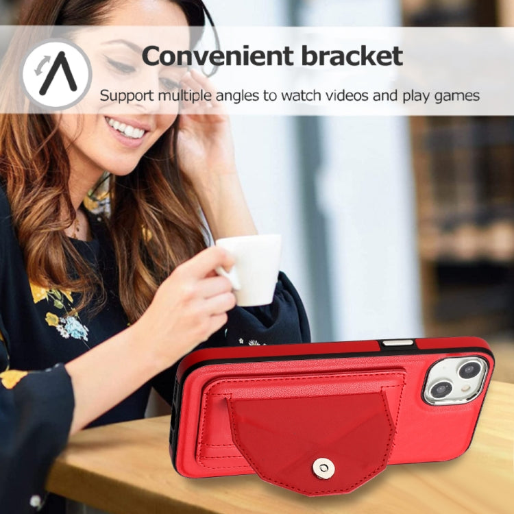 Shockproof Leather Phone Case with Card Holder, For iPhone 15 Plus, For iPhone 14 Pro, For iPhone 14 Pro Max, For iPhone 15