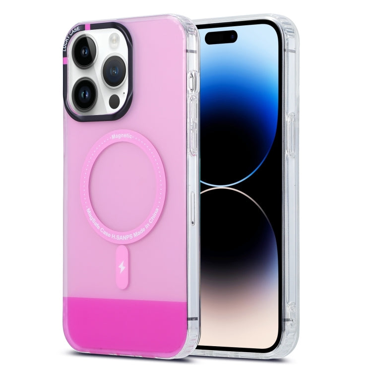 PC + TPU IMD MagSafe Magnetic Phone Case, For iPhone 11, For iPhone 15 Pro Max, For iPhone 15 Pro, For iPhone 15 Plus, For iPhone 15