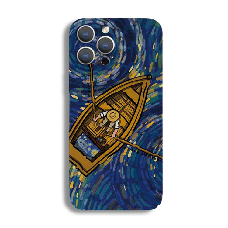 Precise Hole Oil Painting Pattern PC Phone Case, For iPhone 11, For iPhone 11 Pro