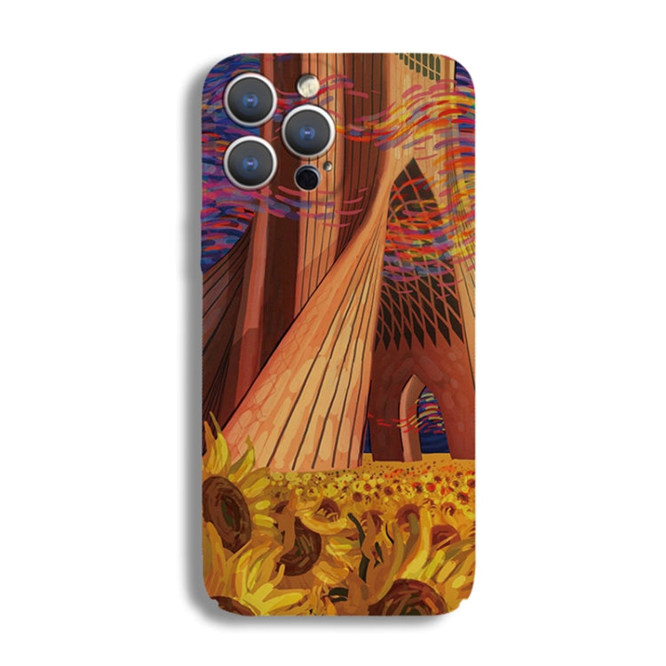 Precise Hole Oil Painting Pattern PC Phone Case, For iPhone 11, For iPhone 11 Pro