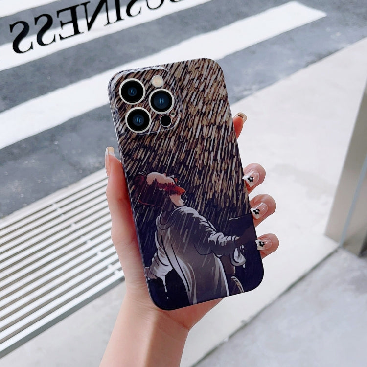 Precise Hole Oil Painting Pattern PC Phone Case, For iPhone 11, For iPhone 11 Pro, For iPhone 11 Pro Max, For iPhone SE 2022 / 2020 / 8 / 7