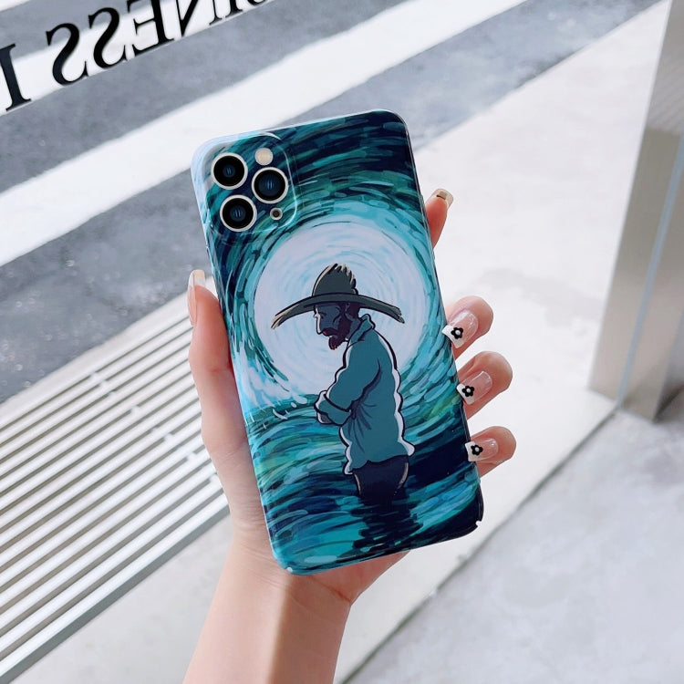 Precise Hole Oil Painting Pattern PC Phone Case, For iPhone 11, For iPhone 11 Pro, For iPhone 11 Pro Max, For iPhone SE 2022 / 2020 / 8 / 7