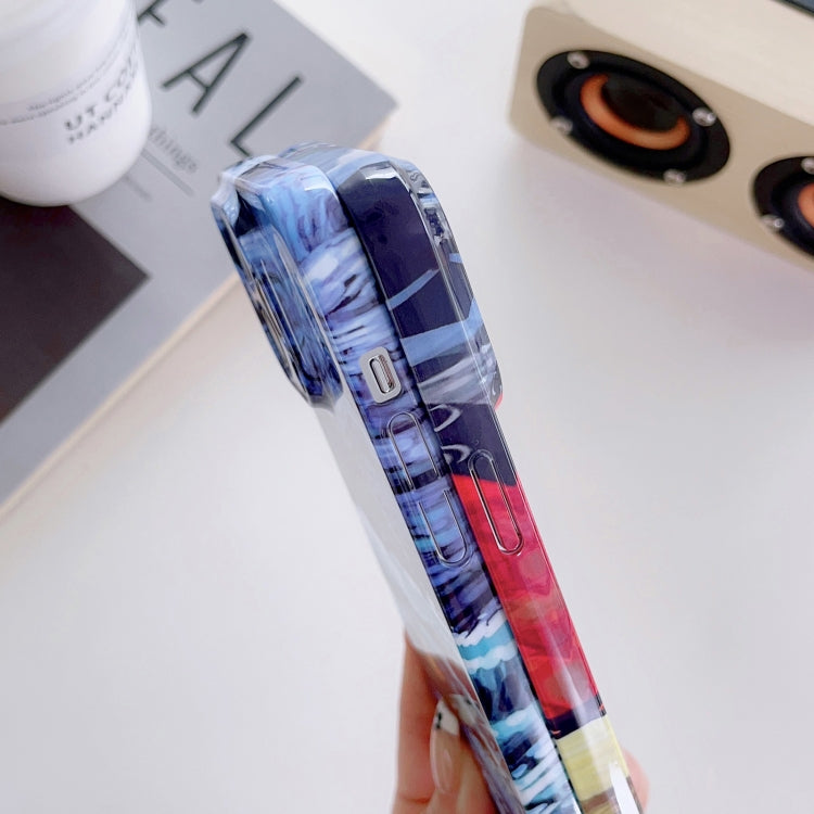 Precise Hole Oil Painting Pattern PC Phone Case, For iPhone 11, For iPhone 11 Pro, For iPhone 11 Pro Max, For iPhone SE 2022 / 2020 / 8 / 7