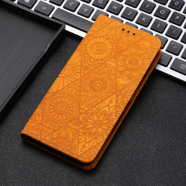 Ethnic Embossed Adsorption Leather Phone Case, For iPhone 13, For iPhone 13 Pro, For iPhone 13 Pro Max, For iPhone 12 / 12 Pro
