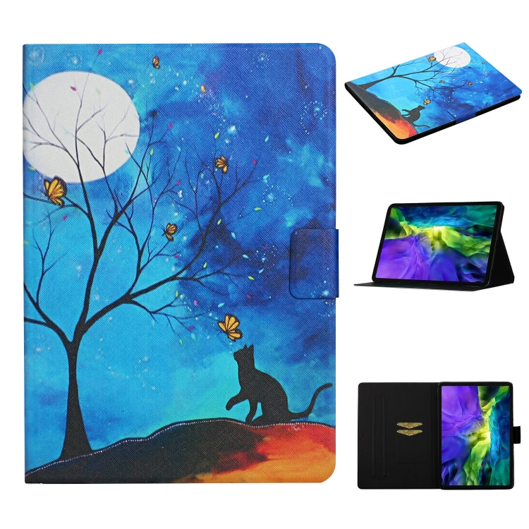 Colored Drawing Pattern Horizontal Flip Leather Case with Holder & Card Slots & Sleep / Wake-up Function
