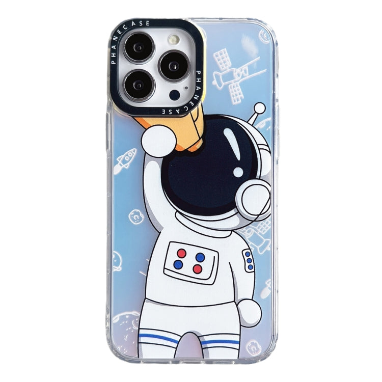 Astronaut Pattern Shockproof PC Protective Phone Case, For iPhone 14 Pro Max, For iPhone 14 Pro, For iPhone 14 Plus, For iPhone 14, For iPhone 13 Pro Max, For iPhone 13 Pro, For iPhone 13, For iPhone 12 Pro Max