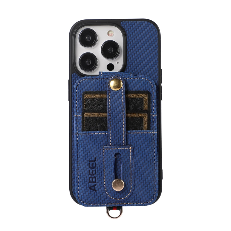 ABEEL Carbon Fiber RFID Card Holder Phone Case, For iPhone 14 Pro, For iPhone 15 Pro Max, For iPhone 15 Pro, For iPhone 14 Pro Max, For iPhone 13 Pro Max, For iPhone 13 Pro