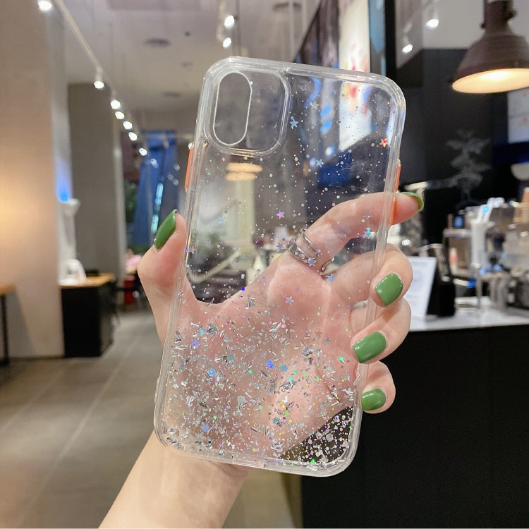 Starry Gradient Glitter Powder TPU Phone Case, For iPhone 11 Pro Max, For iPhone 11, For iPhone 11 Pro, For iPhone XS / X