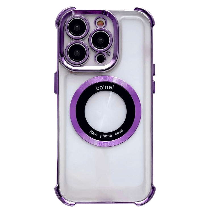 6D Electroplating Armor Magsafe Phone Case, For iPhone 14 Pro Max, For iPhone 13 Pro Max, For iPhone 13 Pro