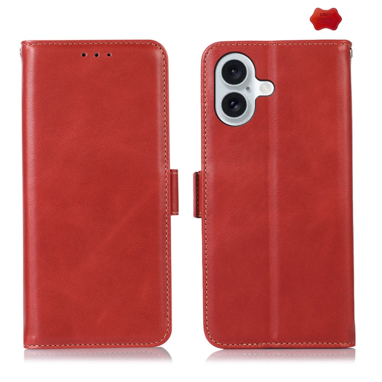 Crazy Horse Top Layer Cowhide Leather Phone Case, Series 1