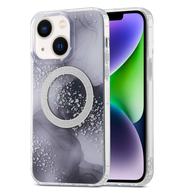 Dual-side IMD Marble Magsafe Phone Case, For iPhone 15 Pro Max, For iPhone 14, For iPhone 14 Pro