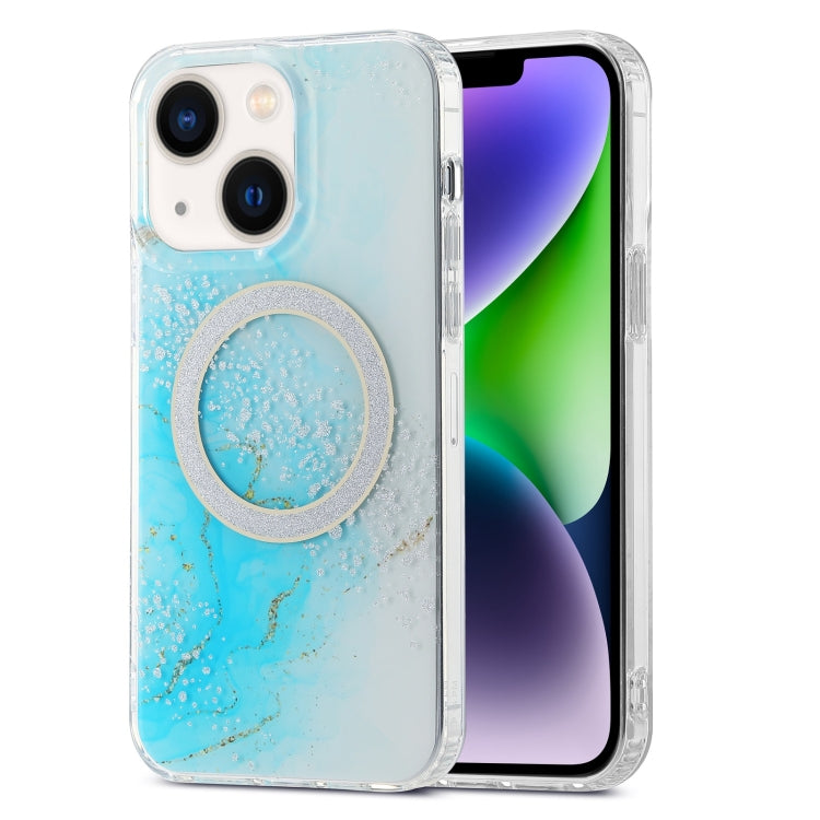 Dual-side IMD Marble Magsafe Phone Case, For iPhone 15 Pro Max, For iPhone 14, For iPhone 14 Pro