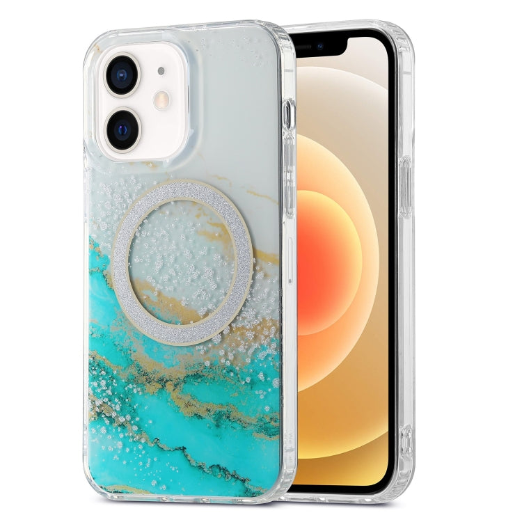 Dual-side IMD Marble Magsafe Phone Case, For iPhone 13, For iPhone 12, For iPhone 12 Pro Max