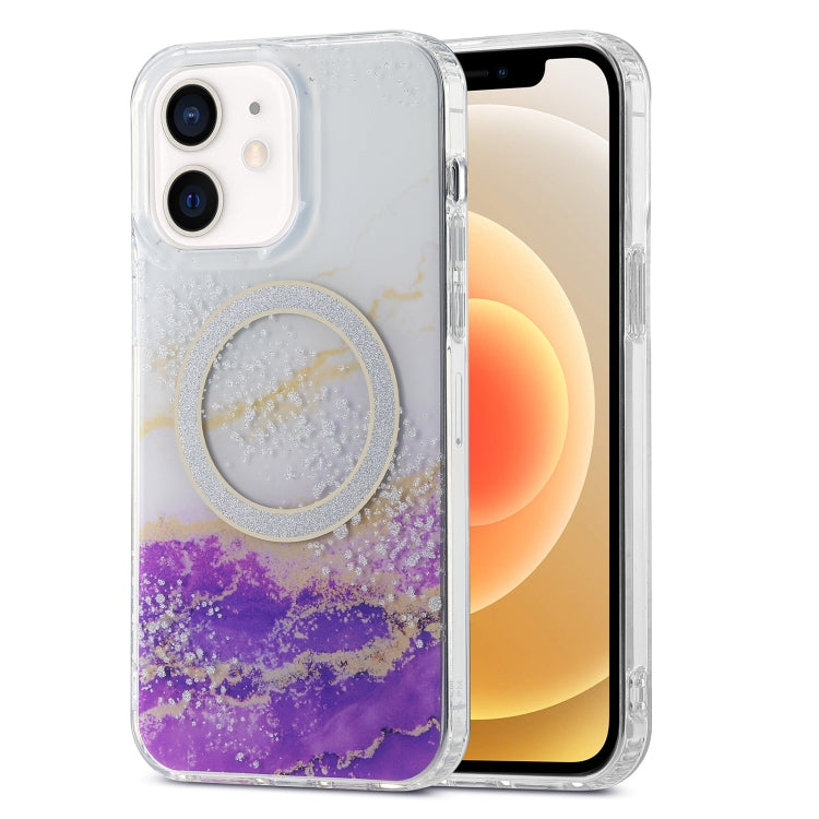Dual-side IMD Marble Magsafe Phone Case, For iPhone 13, For iPhone 12, For iPhone 12 Pro Max