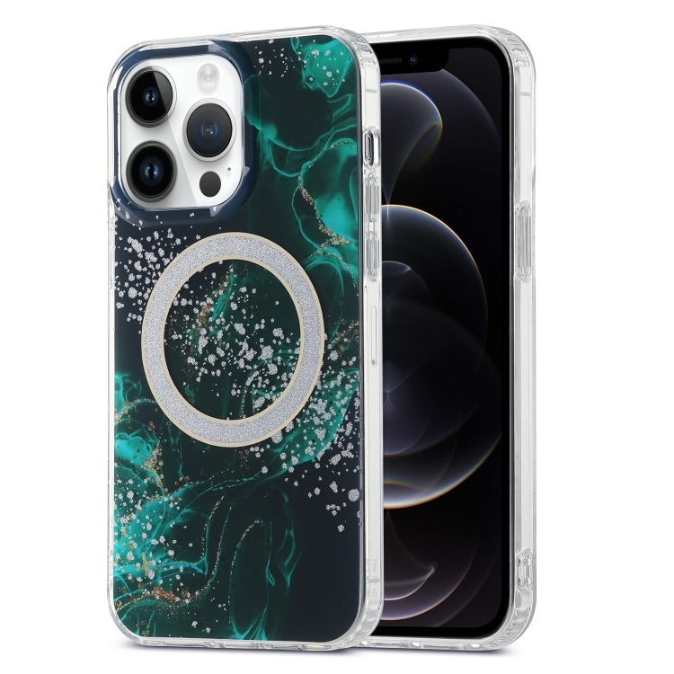 Dual-side IMD Marble Magsafe Phone Case, For iPhone 12 Pro