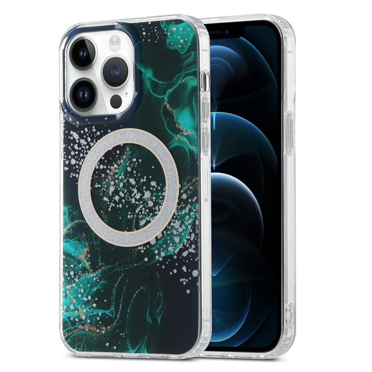 Dual-side IMD Marble Magsafe Phone Case, For iPhone 13, For iPhone 12, For iPhone 12 Pro Max