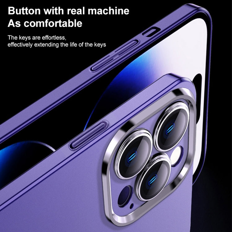 Frosted Metal Material Phone Case with Lens Protection, For iPhone 11