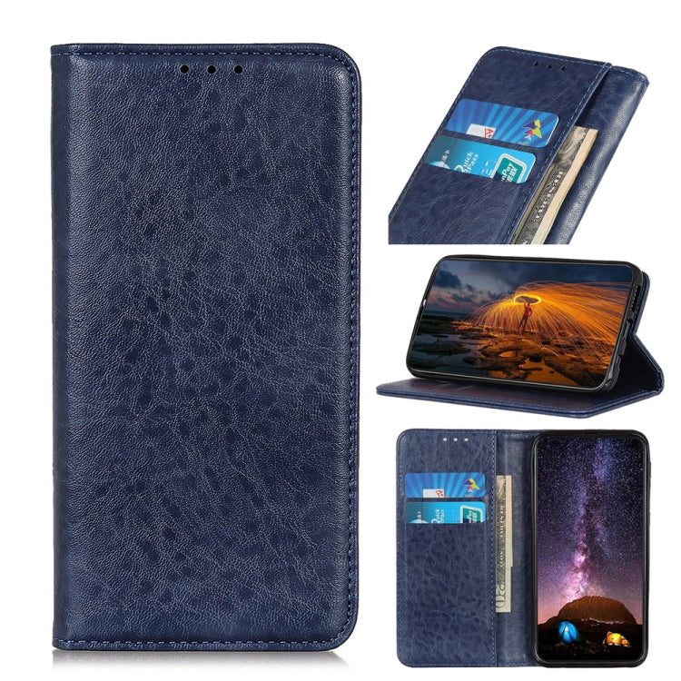 Magnetic Crazy Horse Texture Horizontal Flip Leather Phone Case, For iPhone 16 Pro Max, For iPhone 16 Pro, For iPhone 15 Pro Max, For iPhone 15 Pro, For iPhone 15 Plus, For iPhone 15