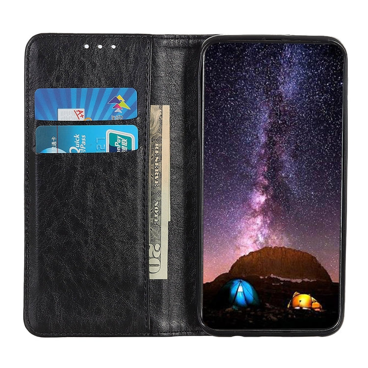 Magnetic Crazy Horse Texture Horizontal Flip Leather Phone Case, For iPhone 16 Pro Max, For iPhone 16 Pro, For iPhone 15 Pro Max, For iPhone 15 Pro, For iPhone 15 Plus, For iPhone 15