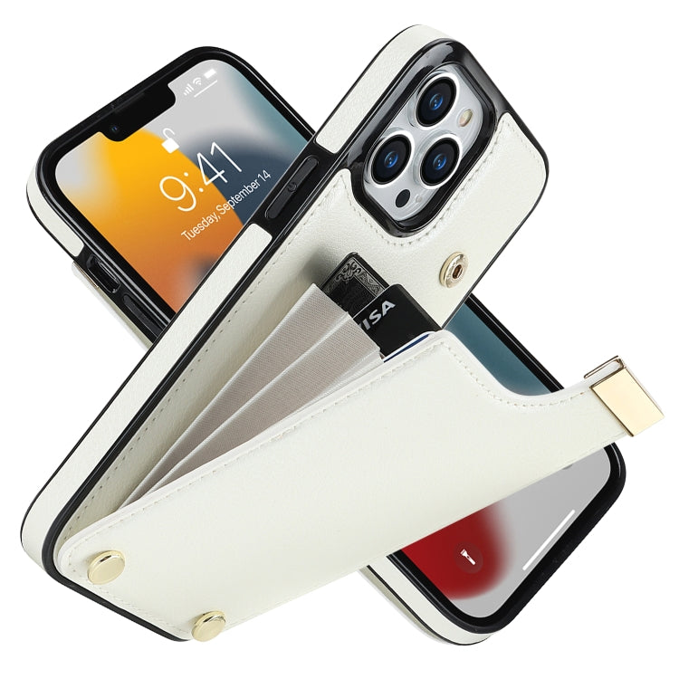 Metal Buckle Card Slots Phone Case, For iPhone 13 Pro, For iPhone 12 / 12 Pro, For iPhone 12 Pro Max, For iPhone 11 Pro Max
